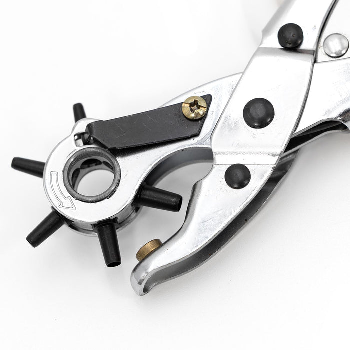 Jeffers Heavy Duty Compound Action Leather Punch with Soft Grip Handle - IAL2 - 1 - 2