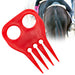 Jeffers Horse Braiding Comb – Durable Plastic Mane Braiding and Banding Tool - IACB - Assorted - 1