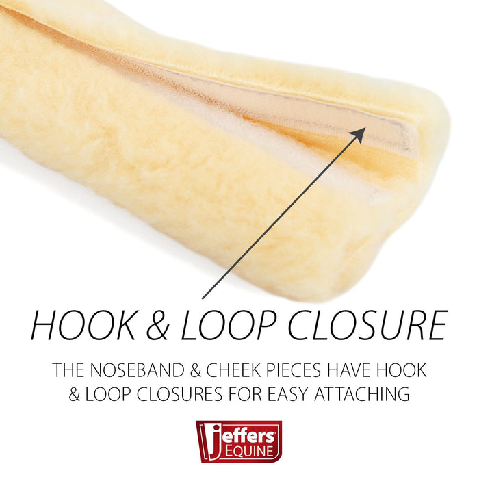Jeffers Horse Fleece Halter Tube, 4 Piece Comfort Set - IASQ - 5