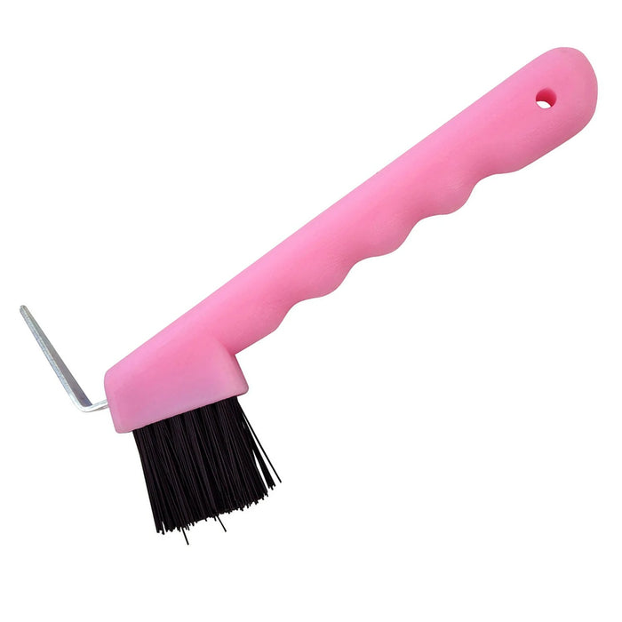 Jeffers Horse Hoof Pick & Brush Combination Tool - IAF0 - Pink - 1