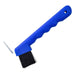 Jeffers Horse Hoof Pick & Brush Combination Tool - IAF3 - Blue - 4