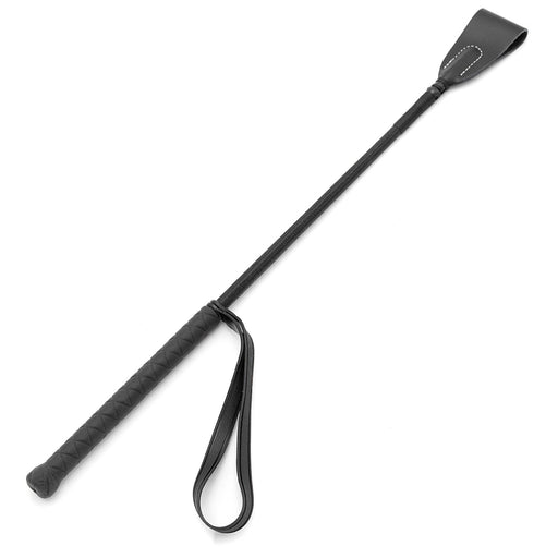 Jeffers Horse Jumping Training Bat, 20" Riding Crop with Wrist Strap - FBGD - Black - 1