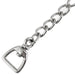 Jeffers Horse Lead Chain with Bolt Snap End & Square Eye Swivel End - IABF - 30" - Brass - plated - 6