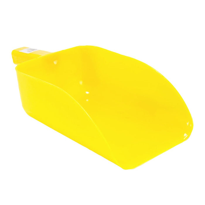 Jeffers Horse & Livestock Feed Scoop, 5 Pint/2.5 Quart - IAUA - Yellow - 8