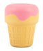 Jeffers Ice Cream Cone Natural Rubber Stuffable Treat Dispensing Dental Dog Chew Toy - I7QV - Multi - Medium - 1 - 12