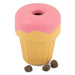 Jeffers Ice Cream Cone Natural Rubber Stuffable Treat Dispensing Dental Dog Chew Toy - I7QV - Multi - Medium - 1 - 15