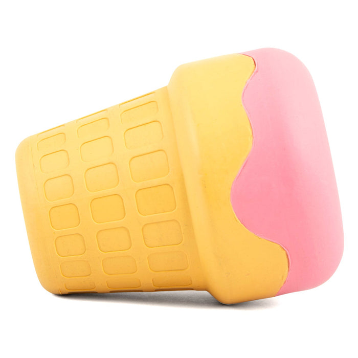 Jeffers Ice Cream Cone Natural Rubber Stuffable Treat Dispensing Dental Dog Chew Toy - I7QX - Multi - Large - 1 - 21