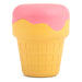 Jeffers Ice Cream Cone Natural Rubber Stuffable Treat Dispensing Dental Dog Chew Toy - I7QX - Multi - Large - 1 - 17