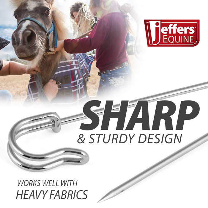 Jeffers Jumbo Multi - Purpose Blanket Pins, 10 - Pack - IABS - 10 ct - 3