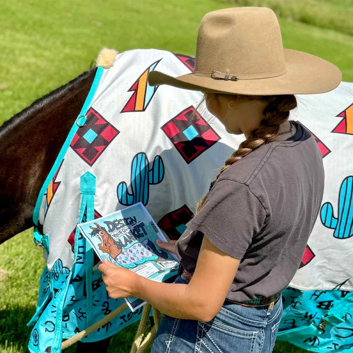 Jeffers Limited Edition "The Avarie" 1200 Denier Economy Plus Standard Neck Horse Turnout Sheet, Waterproof 0g Fill - GAGYY - Avarie - 66" - 3