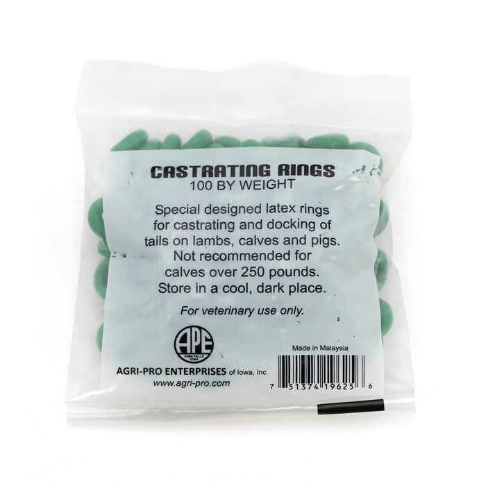 Jeffers Livestock Rubber Ring Castrator Bands, 100 pack - IAM2 - 100 Pack - 2