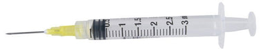 Jeffers Luer Lock Syringe/Needle Combo, Singles - Jeffers - Animal Health & Wellness > Medical Supplies