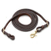 Jeffers LuxeLeather Heavy Oiled Adjustable Roping Rein with Scissor Snap for Horses - JEF13N - Heavy Oiled - 1/2" x 7' - 1 - 4