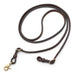 Jeffers LuxeLeather Heavy Oiled Adjustable Roping Rein with Scissor Snap for Horses - JEF13N - Heavy Oiled - 1/2" x 7' - 1 - 2