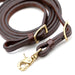 Jeffers LuxeLeather Heavy Oiled Adjustable Roping Rein with Scissor Snap for Horses - JEF13P - Heavy Oiled - 1/2" x 8' - 1 - 9