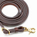 Jeffers LuxeLeather Heavy Oiled Adjustable Roping Rein with Scissor Snap for Horses - JEF13P - Heavy Oiled - 1/2" x 8' - 1 - 10