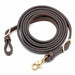 Jeffers LuxeLeather Heavy Oiled Adjustable Roping Rein with Scissor Snap for Horses - JEF13Q - Heavy Oiled - 5/8" x 7' - 1 - 11