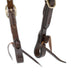 Jeffers LuxeLeather Heavy Oiled Browband Headstall with Water Tie Bit Ends for Horses - JEF13S - Heavy Oiled - Full - 1 - 5
