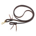 Jeffers LuxeLeather Heavy Oiled Roping Rein with Bolt Snap for Horses - JEF136 - Heavy Oiled - 5/8" x 8' - 1 - 1