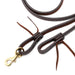 Jeffers LuxeLeather Heavy Oiled Roping Rein with Bolt Snap for Horses - JEF136 - Heavy Oiled - 5/8" x 8' - 1 - 3