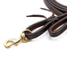 Jeffers LuxeLeather Heavy Oiled Roping Rein with Bolt Snap for Horses - JEF136 - Heavy Oiled - 5/8" x 8' - 1 - 5