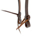 Jeffers LuxeLeather Heavy Oiled Sliding Ear Headstall with Water Tie Bit Ends for Horses - JEF13U - Heavy Oiled - Full - 1 - 5