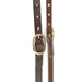 Jeffers LuxeLeather Heavy Oiled Sliding Ear Headstall with Water Tie Bit Ends for Horses - JEF13U - Heavy Oiled - Full - 1 - 3