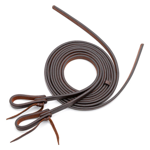 Jeffers LuxeLeather Heavy Oiled Split Reins for Horses - JEF13J - Heavy Oiled - 5/8" x 8' - 1 pair - 1
