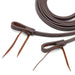 Jeffers LuxeLeather Heavy Oiled Split Reins with Weighted Ends for Horses - JEF13K - Heavy Oiled - 5/8" x 8' - 1 Pair - 5