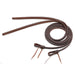 Jeffers LuxeLeather Heavy Oiled Split Reins with Weighted Ends for Horses - JEF13K - Heavy Oiled - 5/8" x 8' - 1 Pair - 7