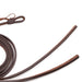 Jeffers LuxeLeather Heavy Oiled Split Reins with Weighted Ends for Horses - JEF13K - Heavy Oiled - 5/8" x 8' - 1 Pair - 4