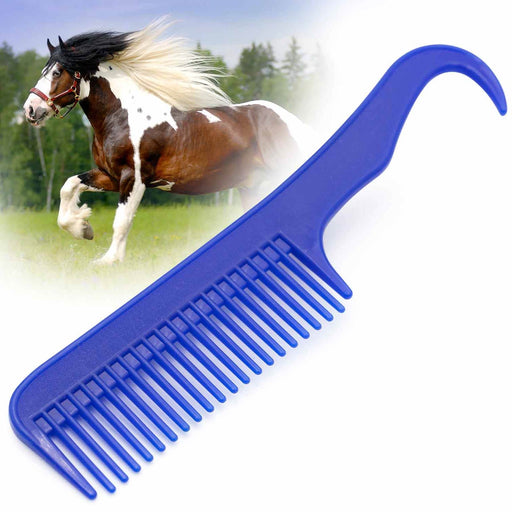 Jeffers Mane & Tail Comb with Hoof Pick for Horses - IAA7 - 8.5"L - 1