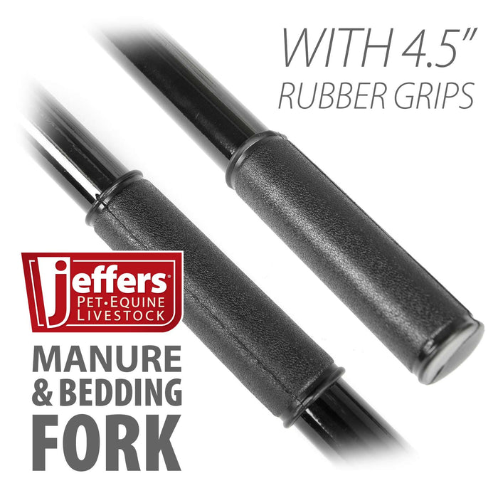 Jeffers Manure & Bedding Fork (& Replacement Heads) - IAE1 - Head with 48" Handle - Regular - 18 Tines - Each - 5
