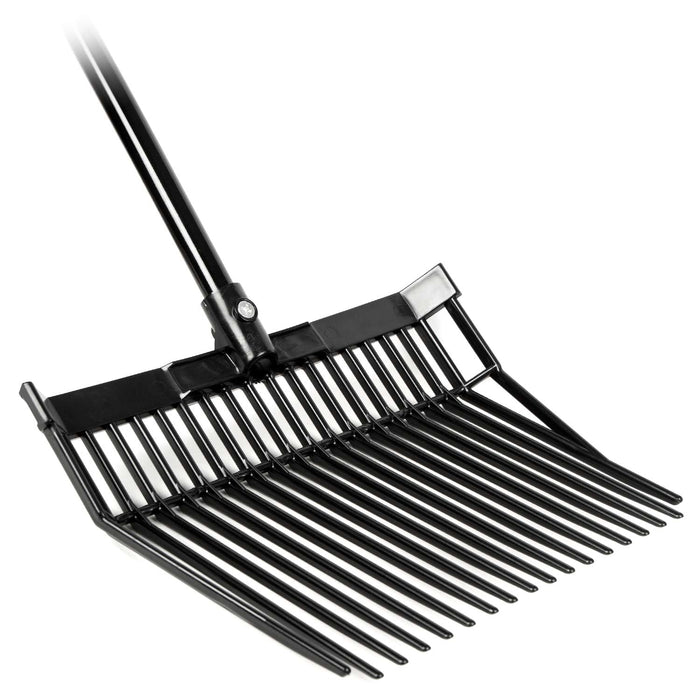Jeffers Manure & Bedding Fork (& Replacement Heads) - IAE1 - Head with 48" Handle - Regular - 18 Tines - Each - 1