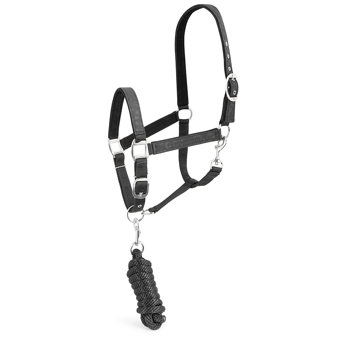 Jeffers Matching Horse Halter & Lead Rope 2 Piece Set, Full Size - GAG1T7 - Covert Cheetah - Full - 5