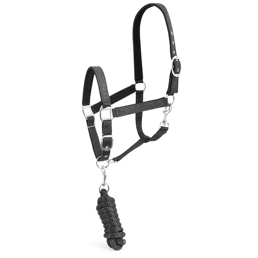 Jeffers Matching Horse Halter & Lead Rope 2 Piece Set, Full Size - GAG1T7 - Covert Cheetah - Full - 5