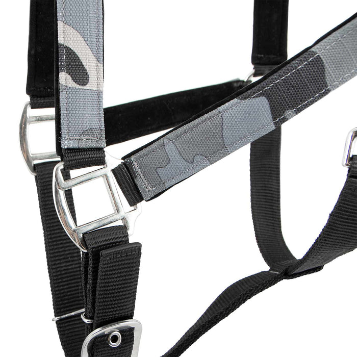 Jeffers Matching Horse Halter & Lead Rope 2 Piece Set, Full Size - GAG1W9 - Urban Camo - Full - 42