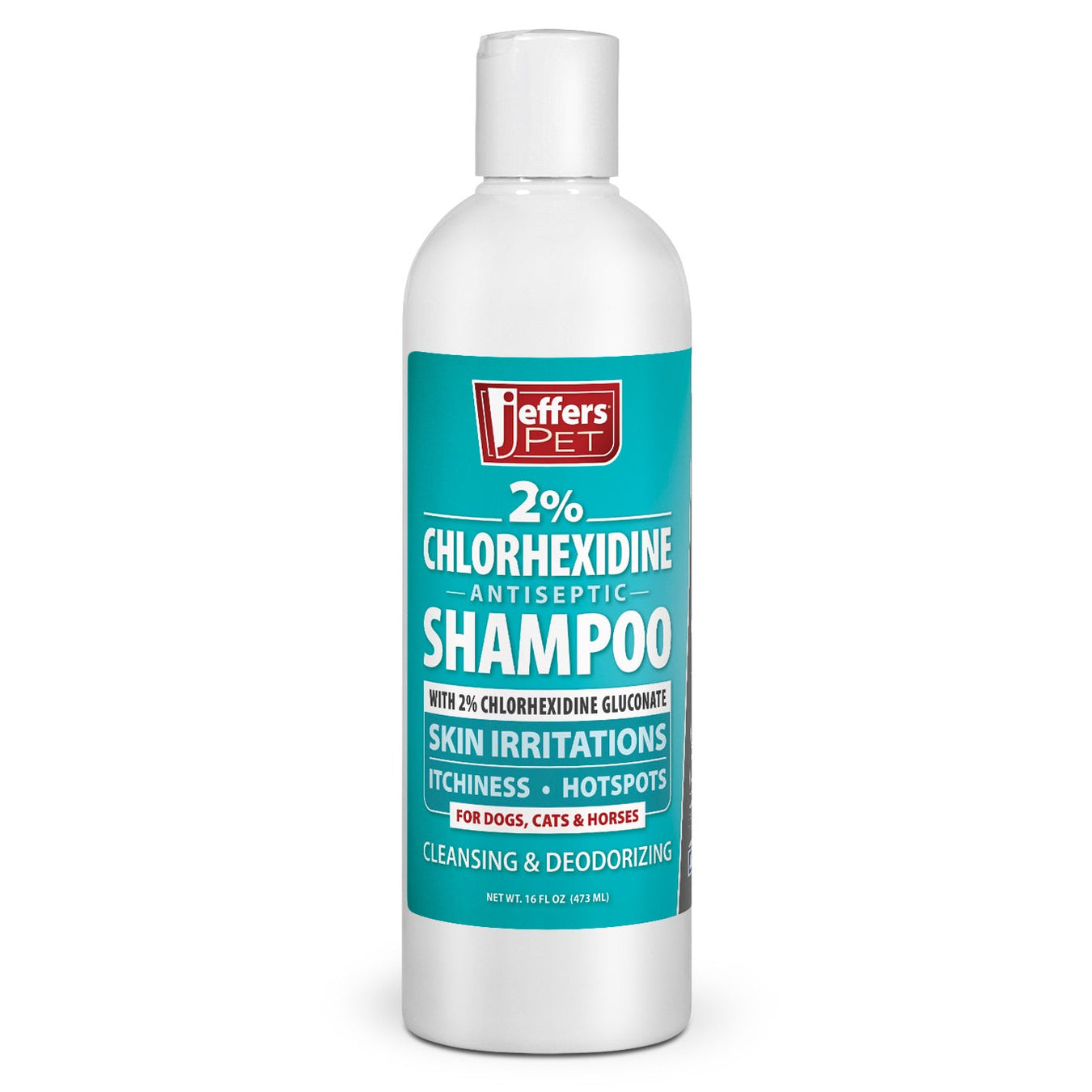 Jeffers Medicated 2% Chlorhexidine Shampoo for Dogs, Cats & Horses - JEFFFE - 16 oz - 1 - 1