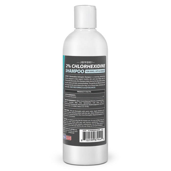 Jeffers Medicated 2% Chlorhexidine Shampoo for Dogs, Cats & Horses - JEFFFE - 16 oz - 1 - 11