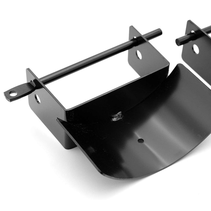 Jeffers Metal Horse Jump Cups, Pair - IAB9 - 1 Pack - 2 Pcs - Black - 4