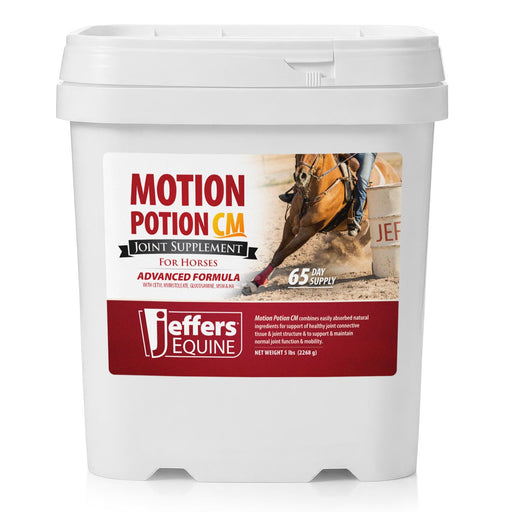 Jeffers Motion Potion CM Advanced Joint Formula Powder Supplement for Horses - JAXM1 - Apple - Powder - 5 lbs (Up to 60 Day Supply) - 1