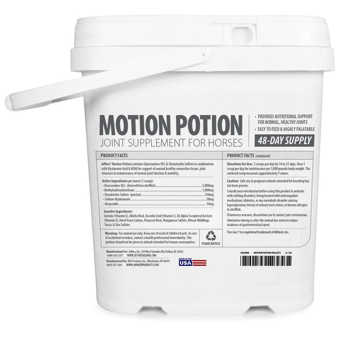 Jeffers Motion Potion Pellets Joint Supplement for Horses - Jeffers - Animal Health & Wellness > Joint Health