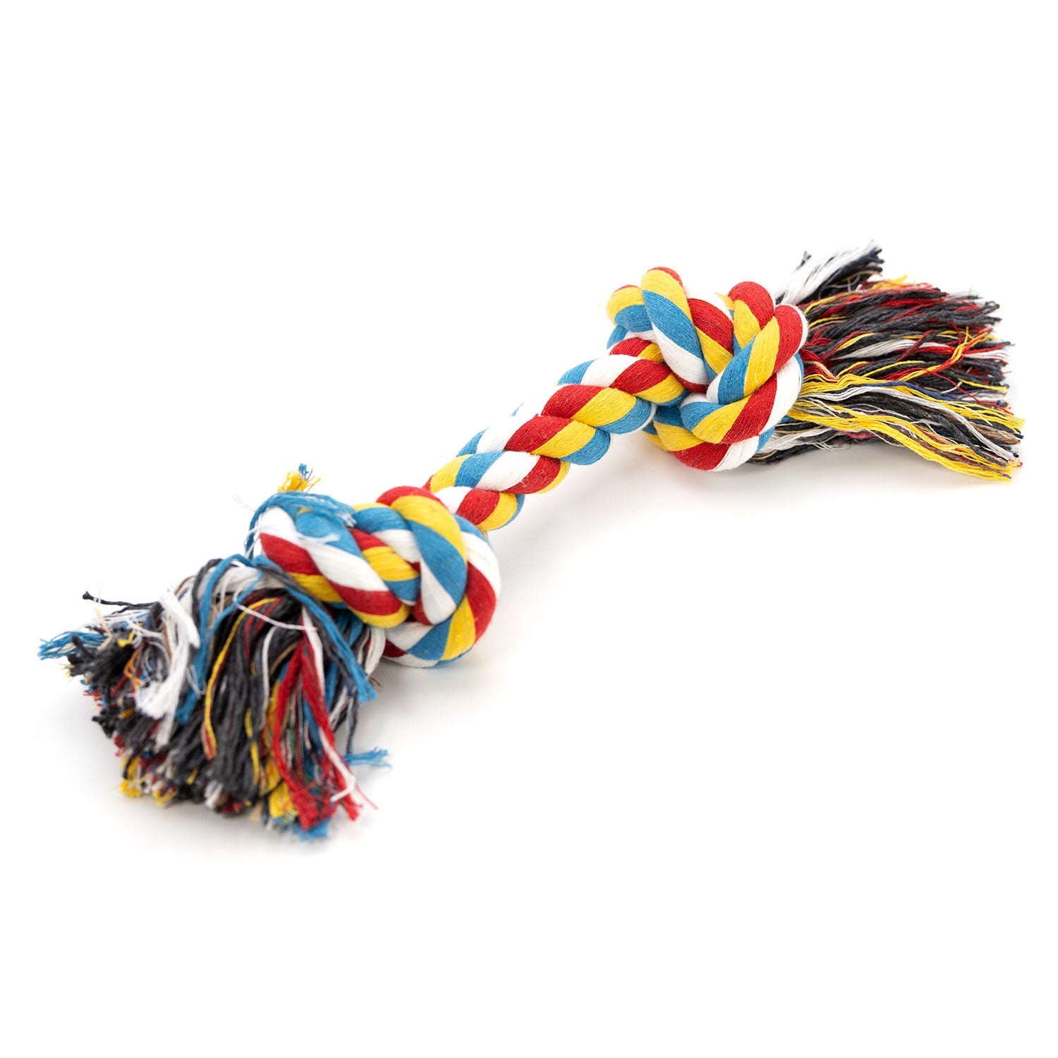 Jeffers Multi-Colored Braided Rope Bone Tug Toy for Dogs 10" L / 1 ct