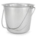 Jeffers Multi - Purpose Stainless Steel Pails with Handle - G3P2 - 13 quart - 16