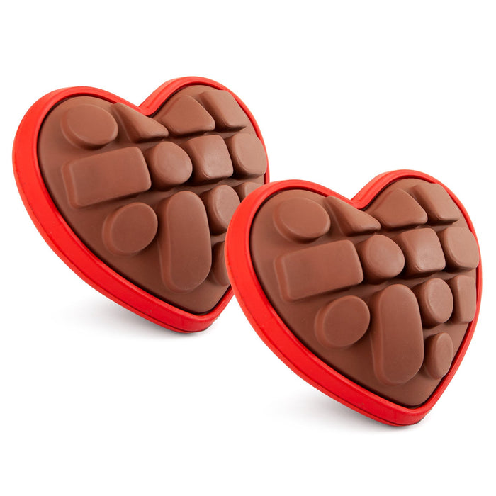 Jeffers Natural Rubber Box of Chocolates Dog Chew Toy for Medium - Chewers - I7Q7-2 - Multi - Small - 2 - 19