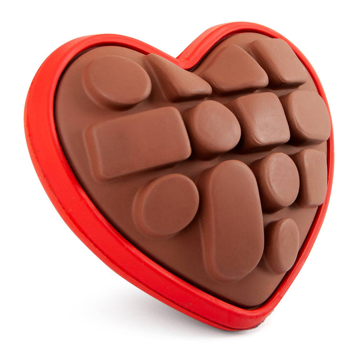 Jeffers Natural Rubber Box of Chocolates Dog Chew Toy for Medium - Chewers - I7Q7 - Multi - Small - 1 - 1