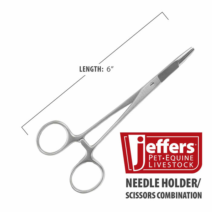 Jeffers Needle Holder/Scissor Combination, Each - JIN2 - 4