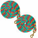 Jeffers Neon Poly Lead Rope with Bolt Snap, 8' - XQEB-2 - Turquoise - 2 - 21