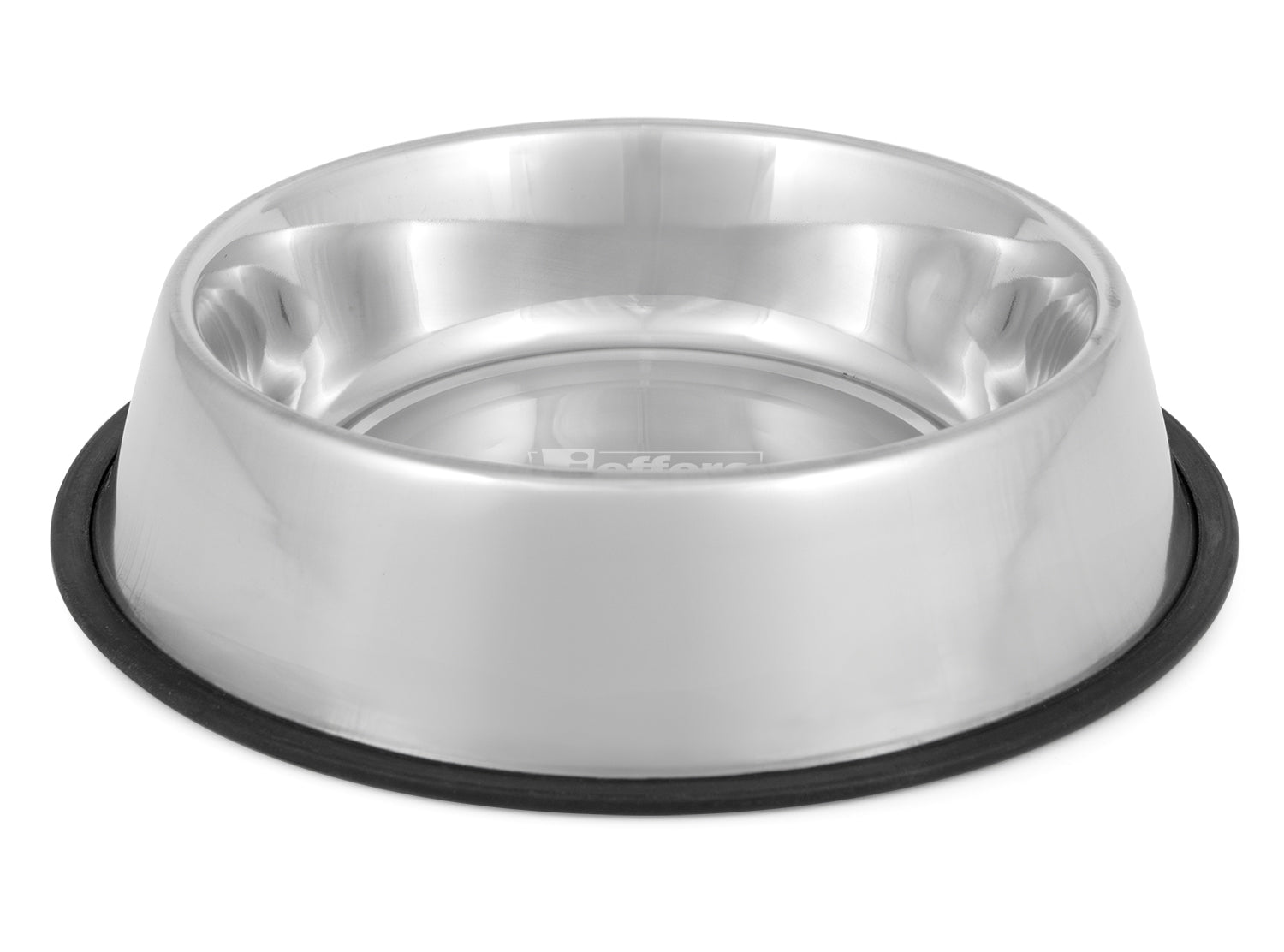 Jeffers No-Skid/No-Tip Stainless Steel Pet Bowls, Non Toxic
