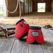 Jeffers No-Turn Bell Boots for Horses, Solid Colors, 2 Count - JEF2MM - Medium - PreSale Red - 2 ct - 23
